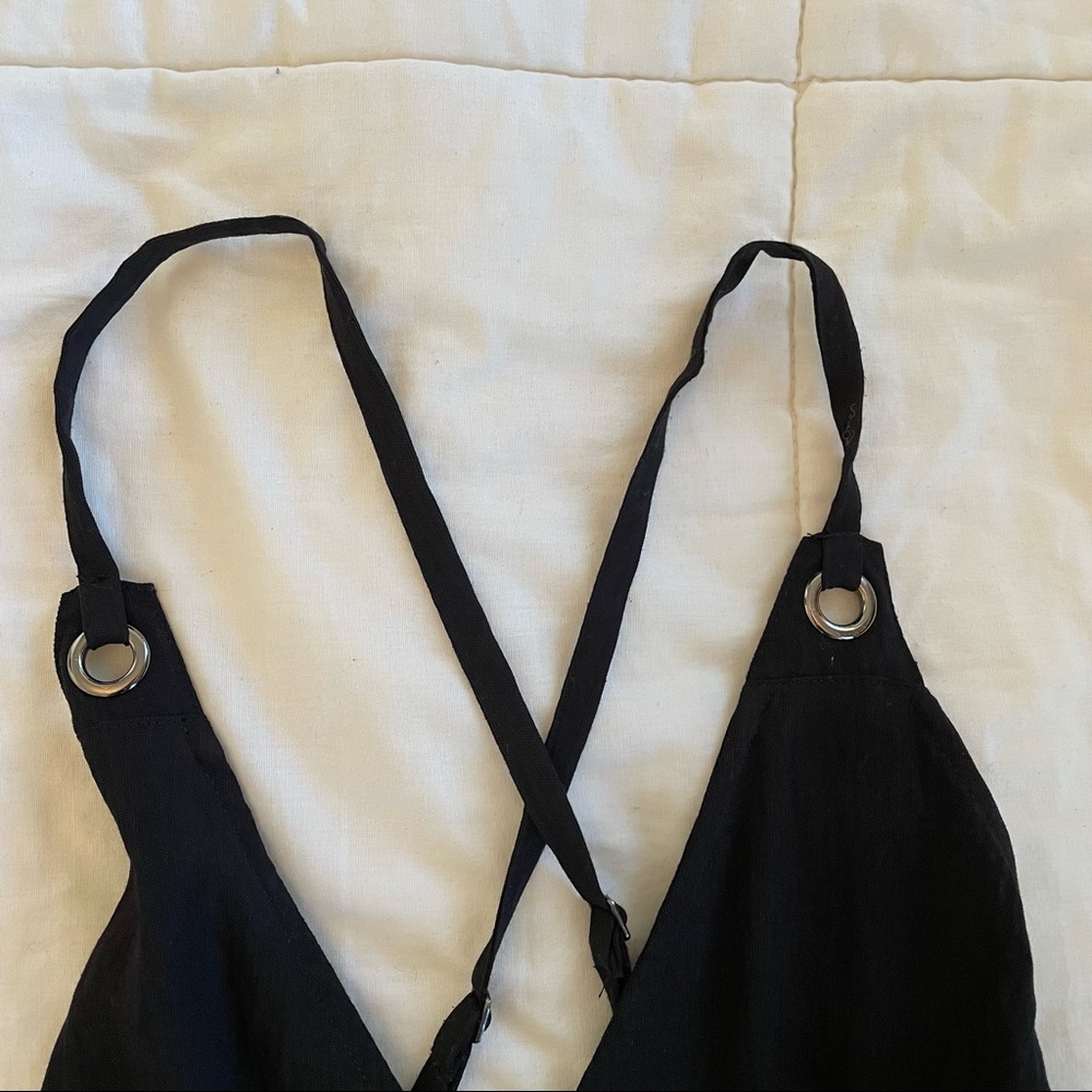 Evenuel Black Backless Romper - image 5